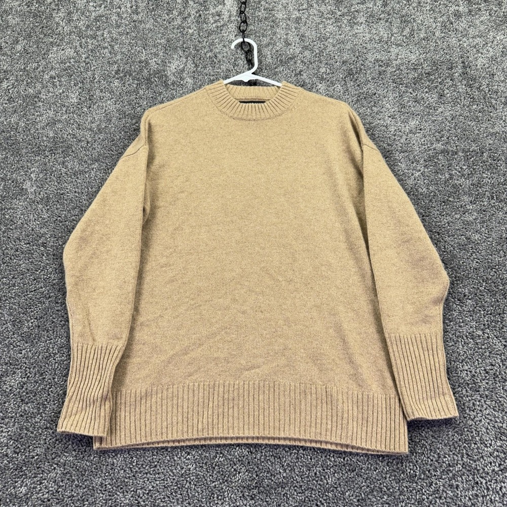 NAADAM Sweater Womens XXS Beige 100% Cashmere Crew Neck Knit Pullover Casual